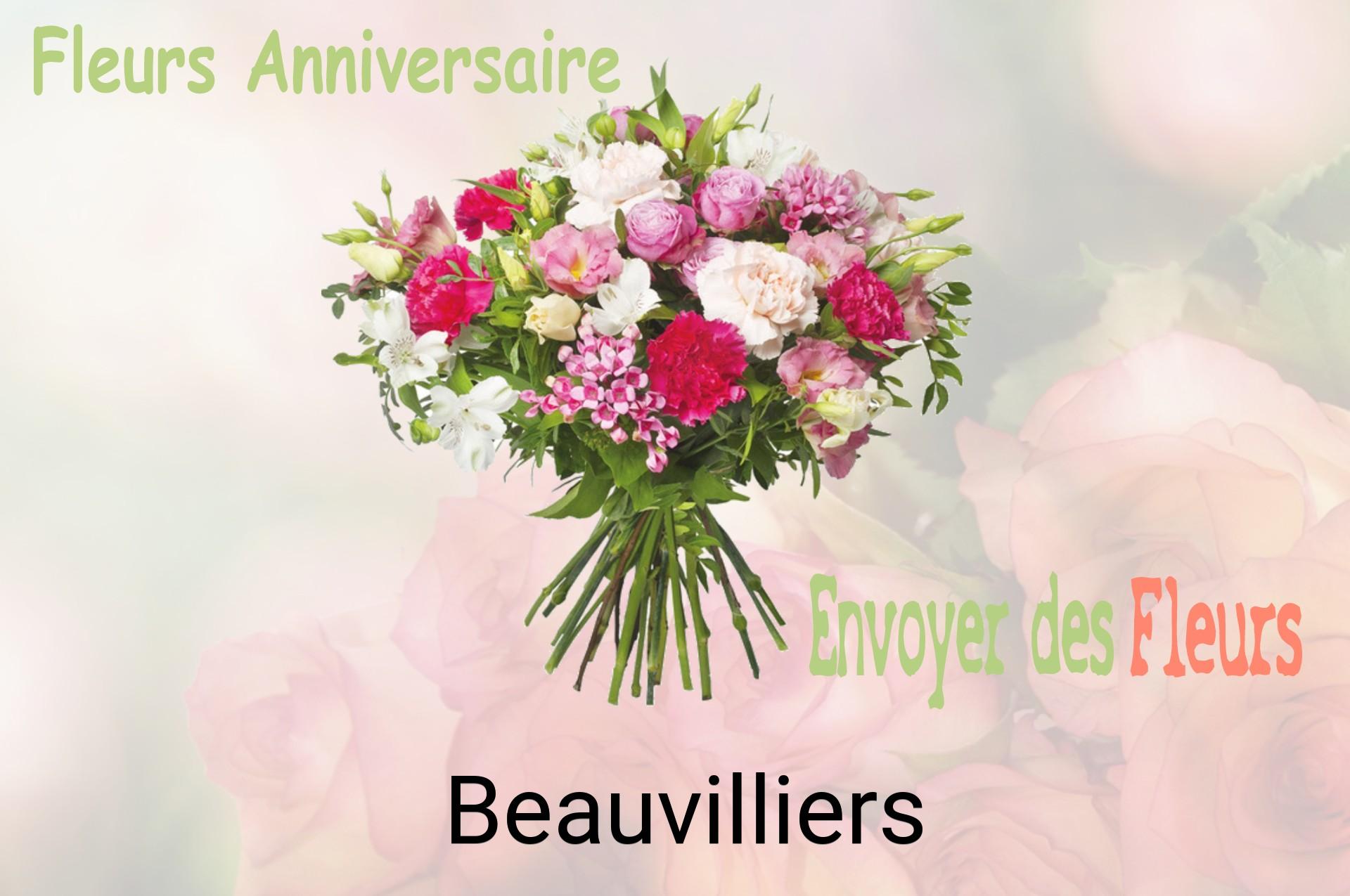 Bouquet de fleurs d’anniversaire livré à Beauvilliers